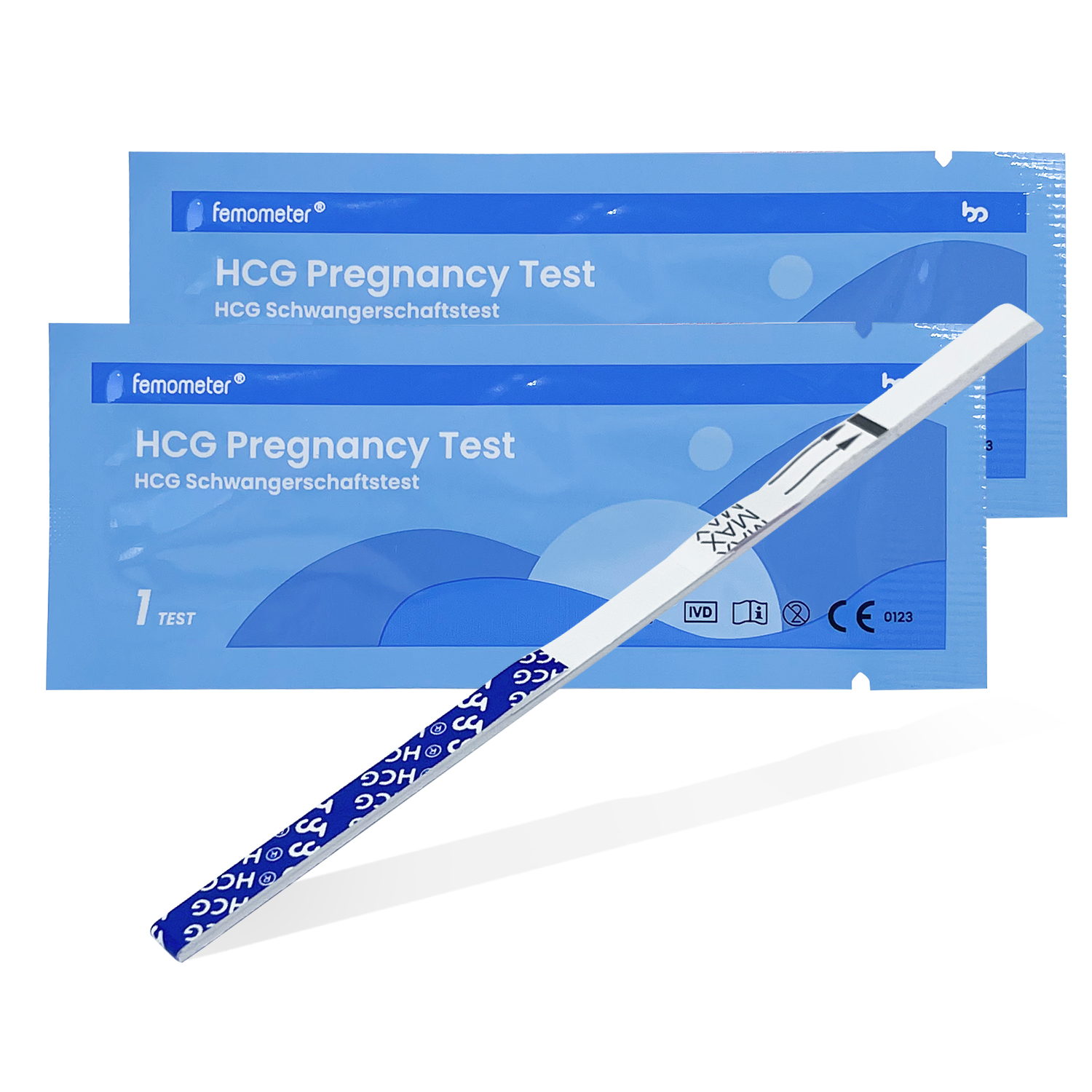 Femometer terhességi (hCG) tesztcsík csomag 10 db - Image 3