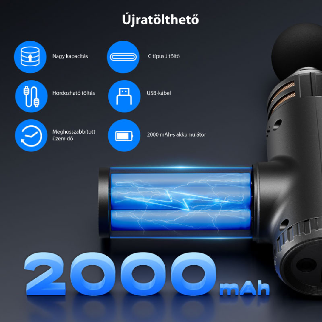 Naipo K5 masszázspisztoly - Image 4