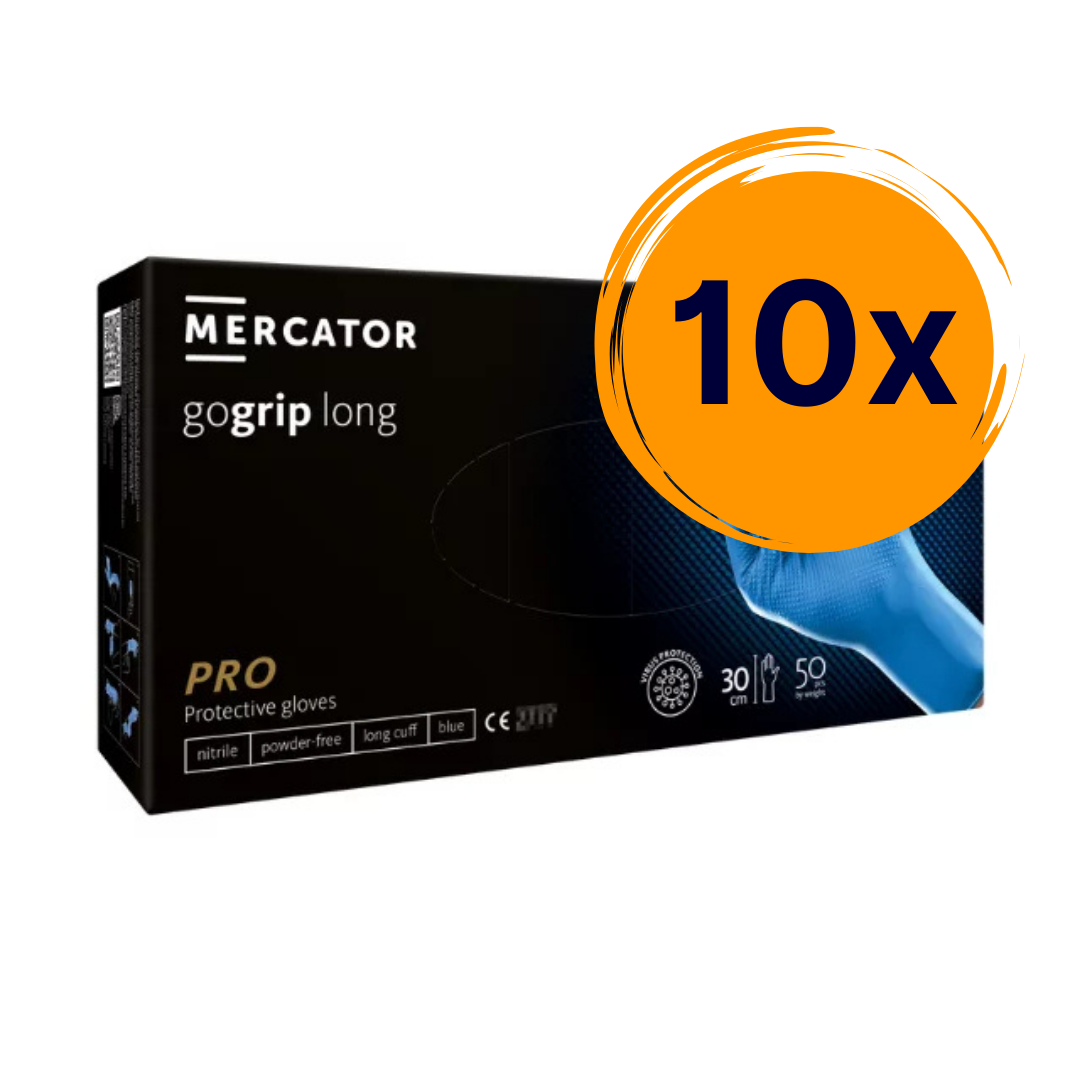 Gogrip long hosszú szárú vastag nitril kesztyű 10 doboz