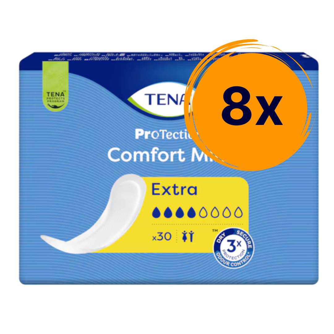 8x Tena Comfort Mini Extra inkontinencia betét