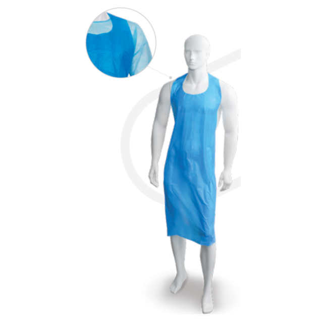 Mercator Medical Fóliakötény ECO kék 100db/csomag - Image 2