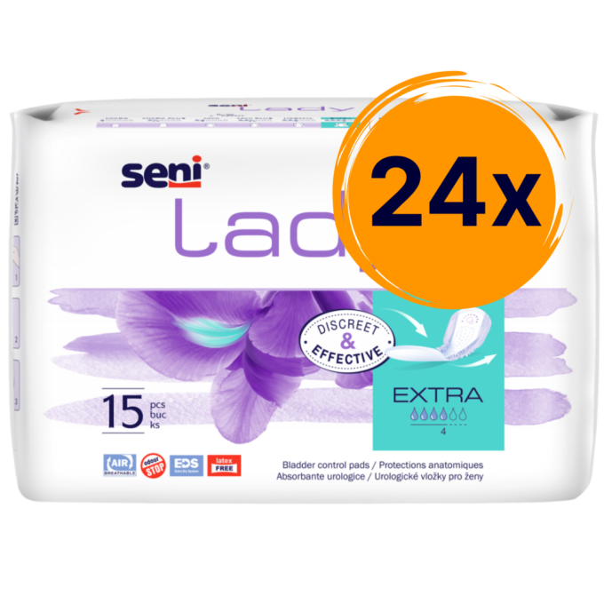 24x Seni Lady Slim Extra inkontinencia betét